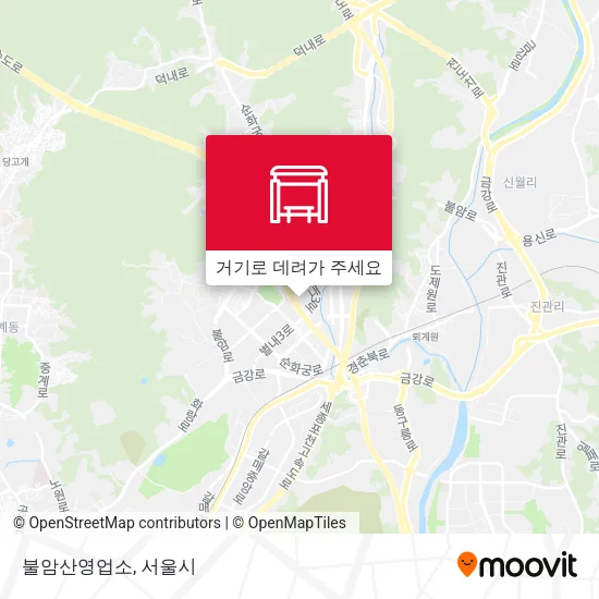 불암산영업소 지도