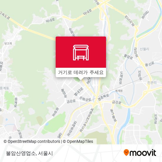 불암산영업소 지도