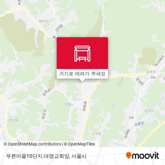푸른마을10단지.대명교회앞 지도
