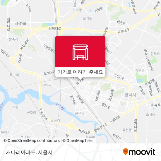 개나리아파트 지도