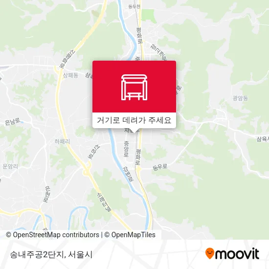 송내주공2단지 지도