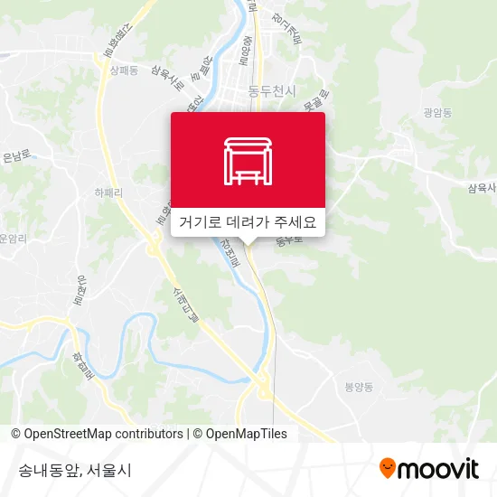 송내동앞 지도