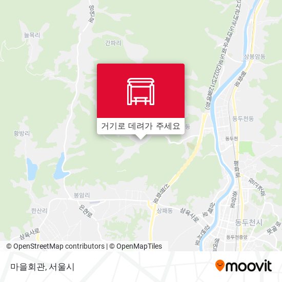 마을회관 지도