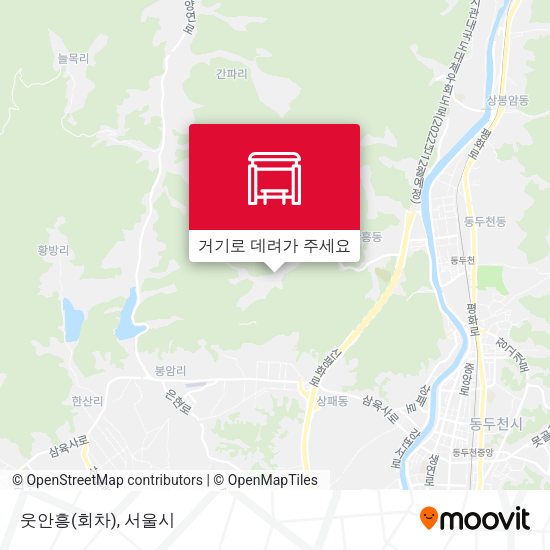웃안흥(회차) 지도