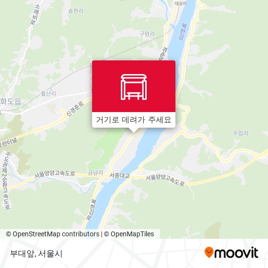 부대앞 지도