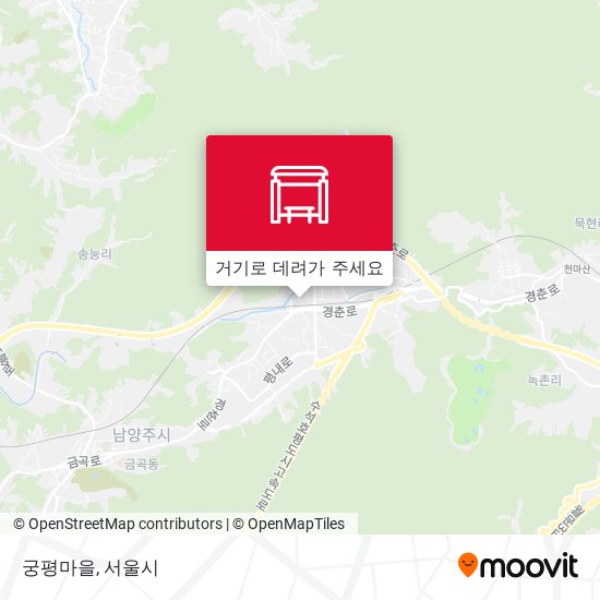 궁평마을 지도