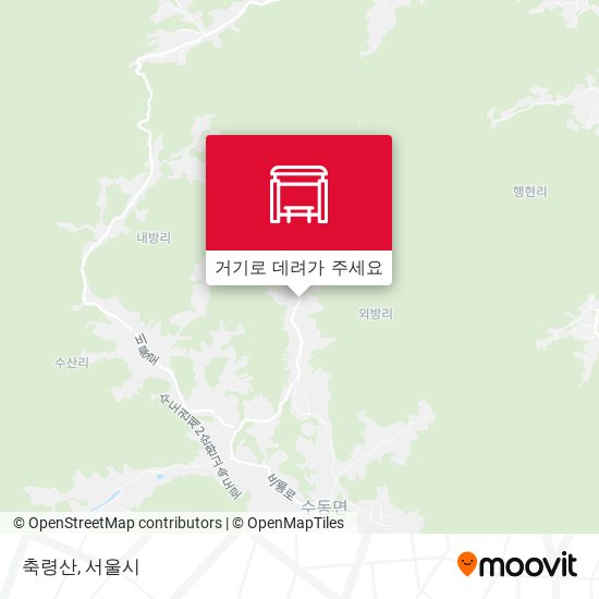 축령산 지도