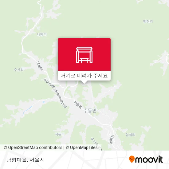 남향마을 지도