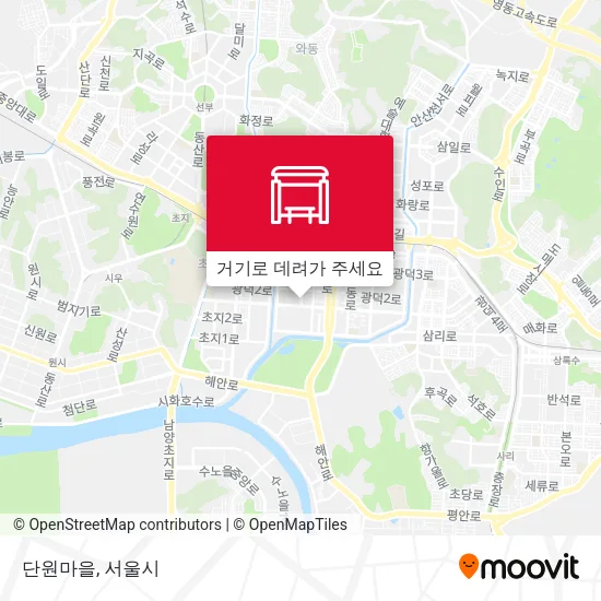 단원마을 지도