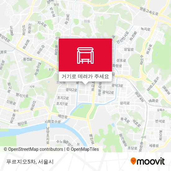 푸르지오5차 지도