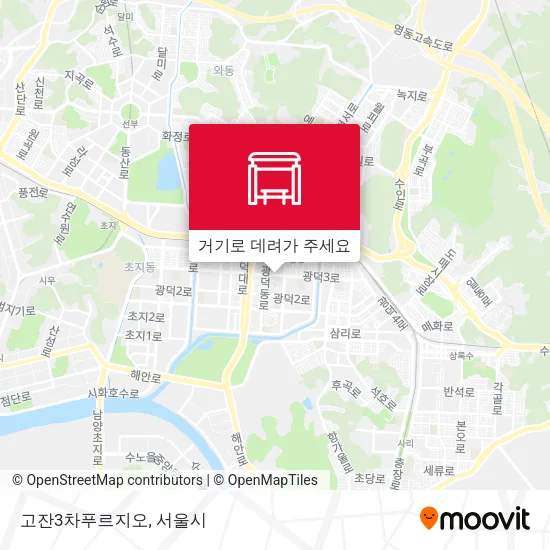 고잔3차푸르지오 지도