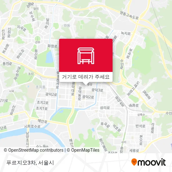 푸르지오3차 지도