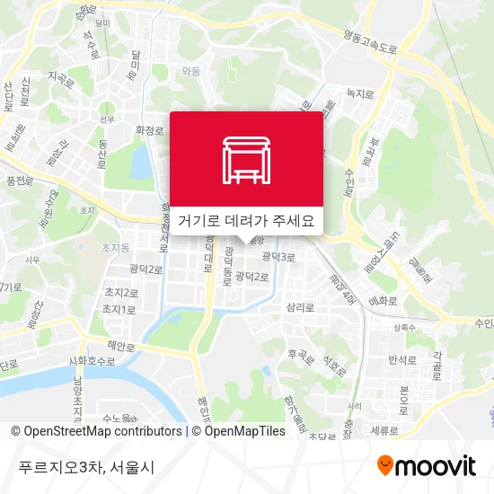 푸르지오3차 지도