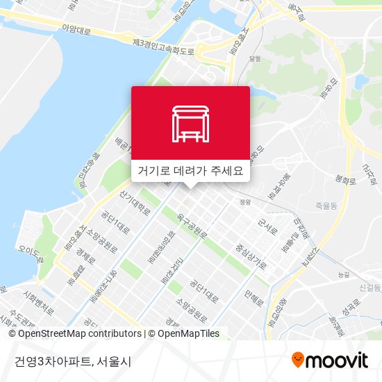 건영3차아파트 지도
