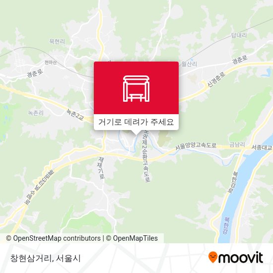 창현삼거리 지도