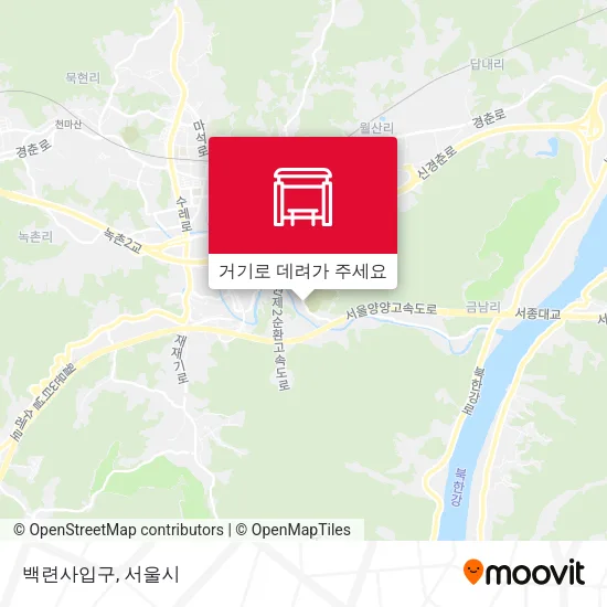 백련사입구 지도