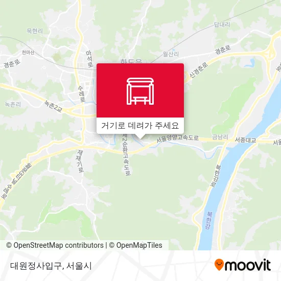 대원정사입구 지도