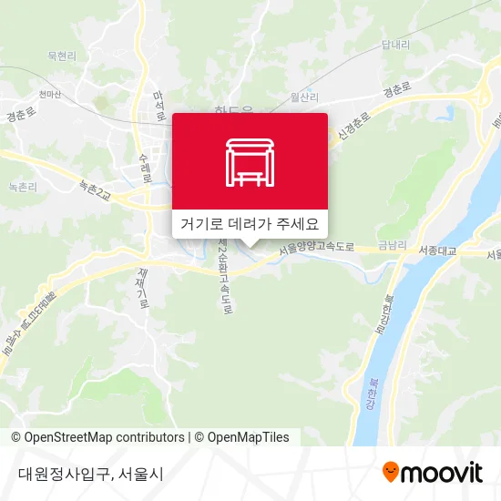 대원정사입구 지도