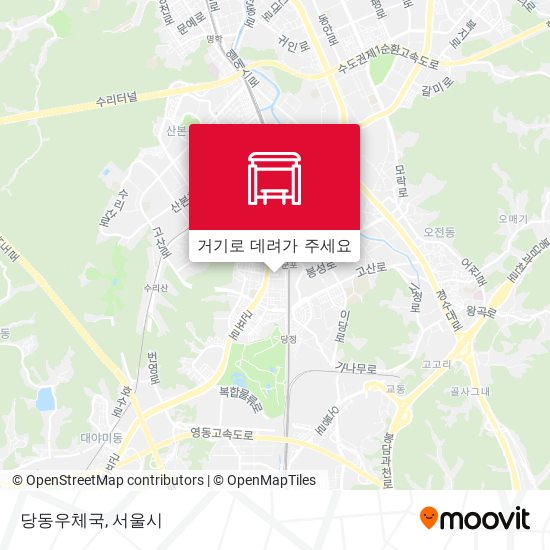 당동우체국 지도