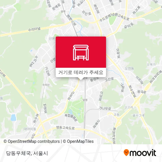 당동우체국 지도