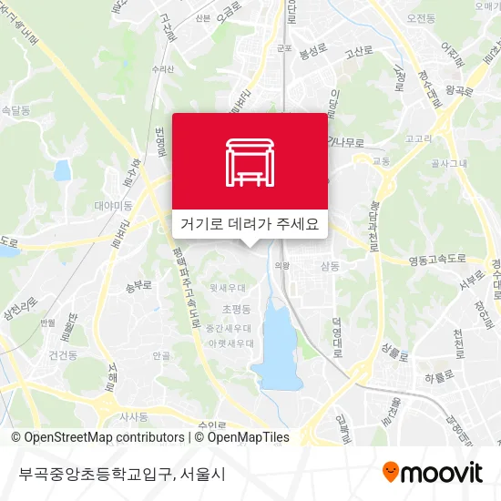 부곡중앙초등학교입구 지도