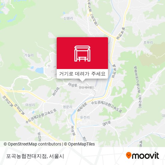 포곡농협전대지점 지도