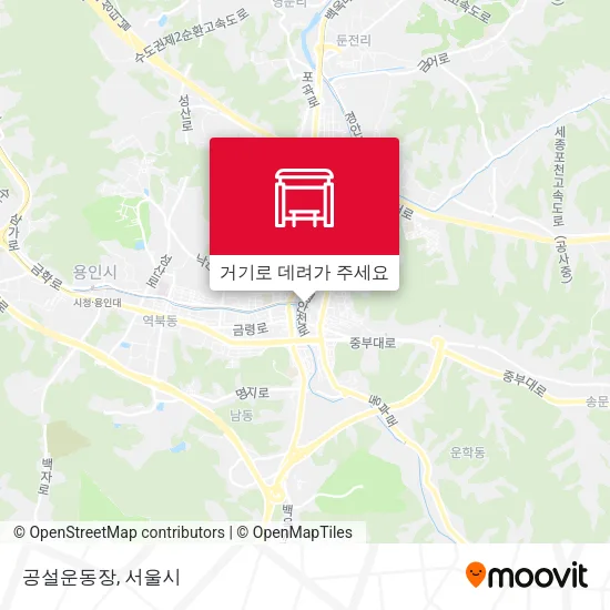 공설운동장 지도