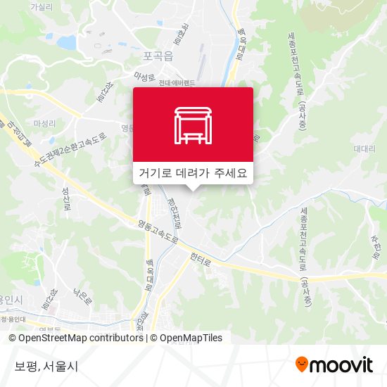 보평 지도