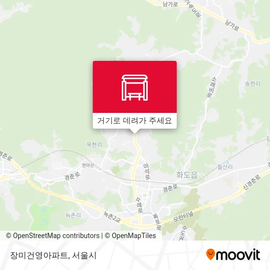 장미건영아파트 지도