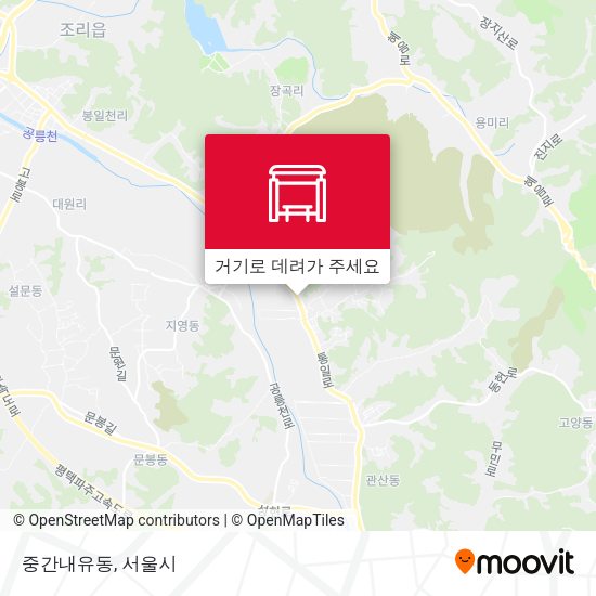 중간내유동 지도