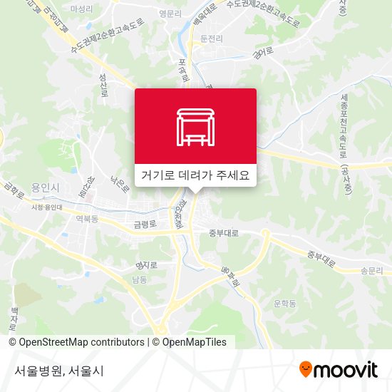 서울병원 지도