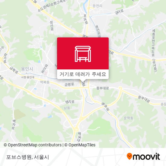 포브스병원 지도