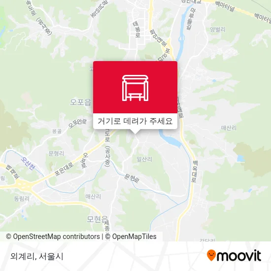 외계리 지도