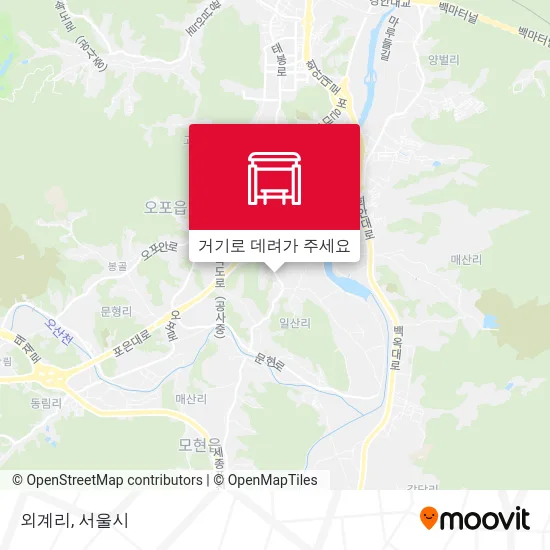 외계리 지도