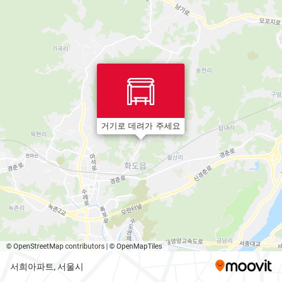서희아파트 지도