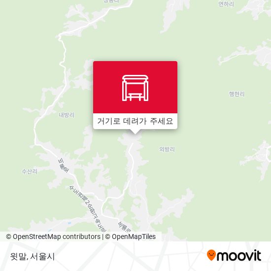 윗말 지도