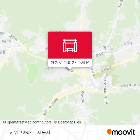 두산위브아파트 지도