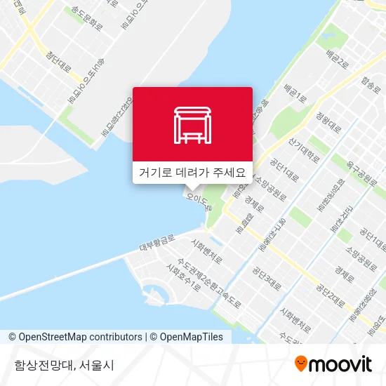 함상전망대 지도