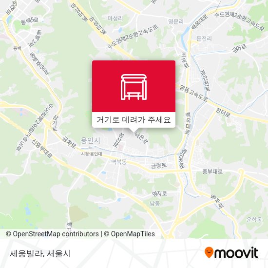 세웅빌라 지도