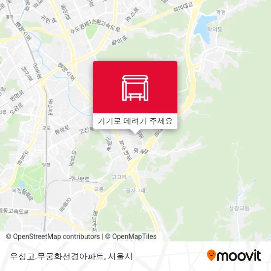 우성고.무궁화선경아파트 지도