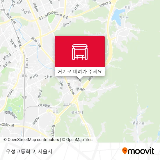 우성고등학교 지도