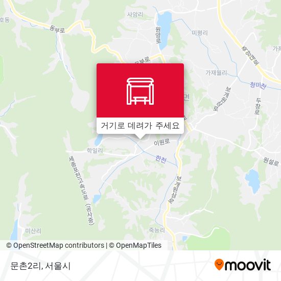 문촌2리 지도