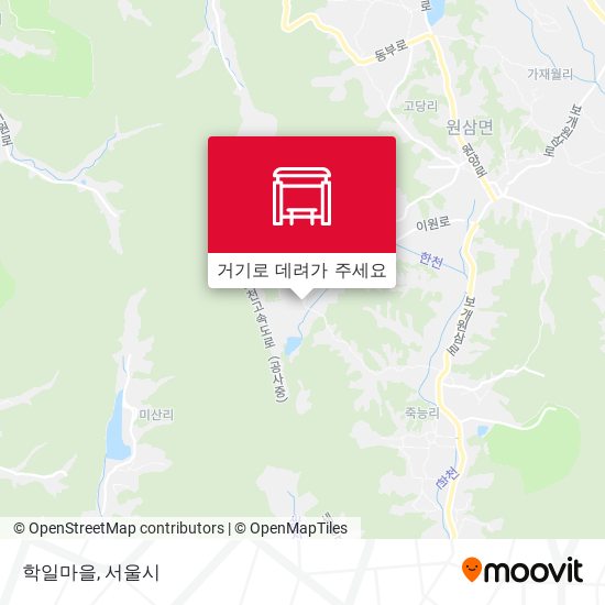 학일마을 지도
