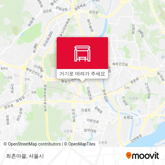최촌마을 지도