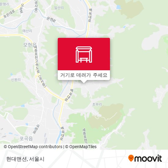 현대맨션 지도