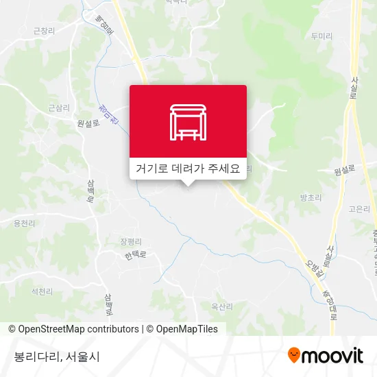 봉리다리 지도