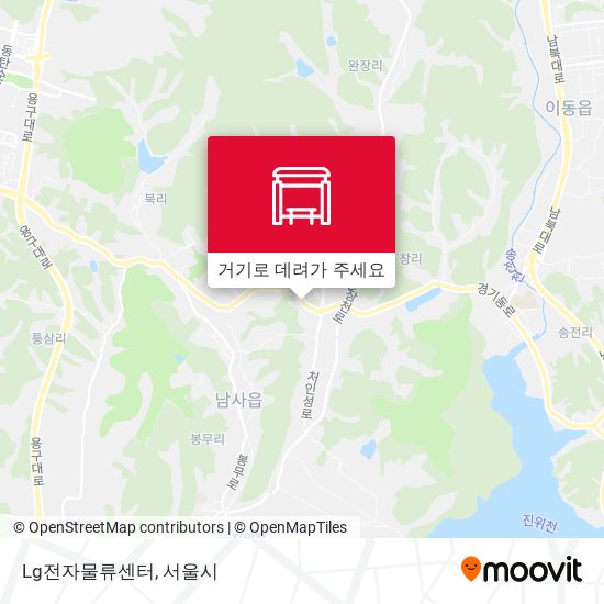 Lg전자물류센터 지도