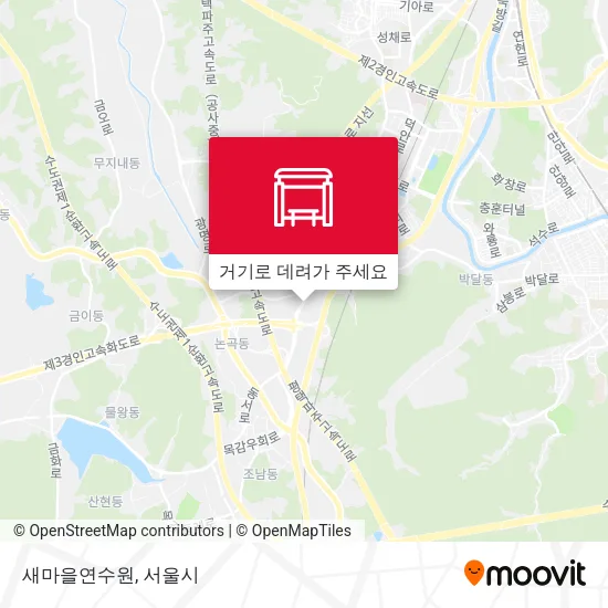 새마을연수원 지도