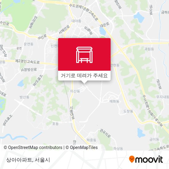 상아아파트 지도