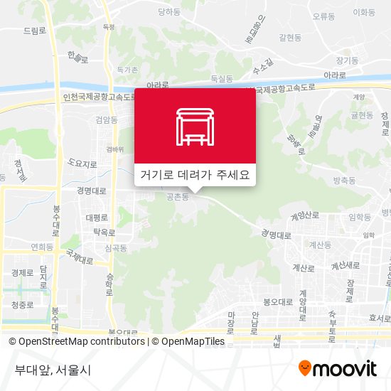 부대앞 지도